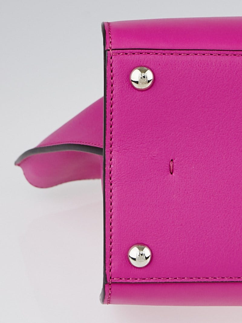 Fendi Magenta/Coal Leather 3Jours Tote Bag 8BH279 | Yoogi's