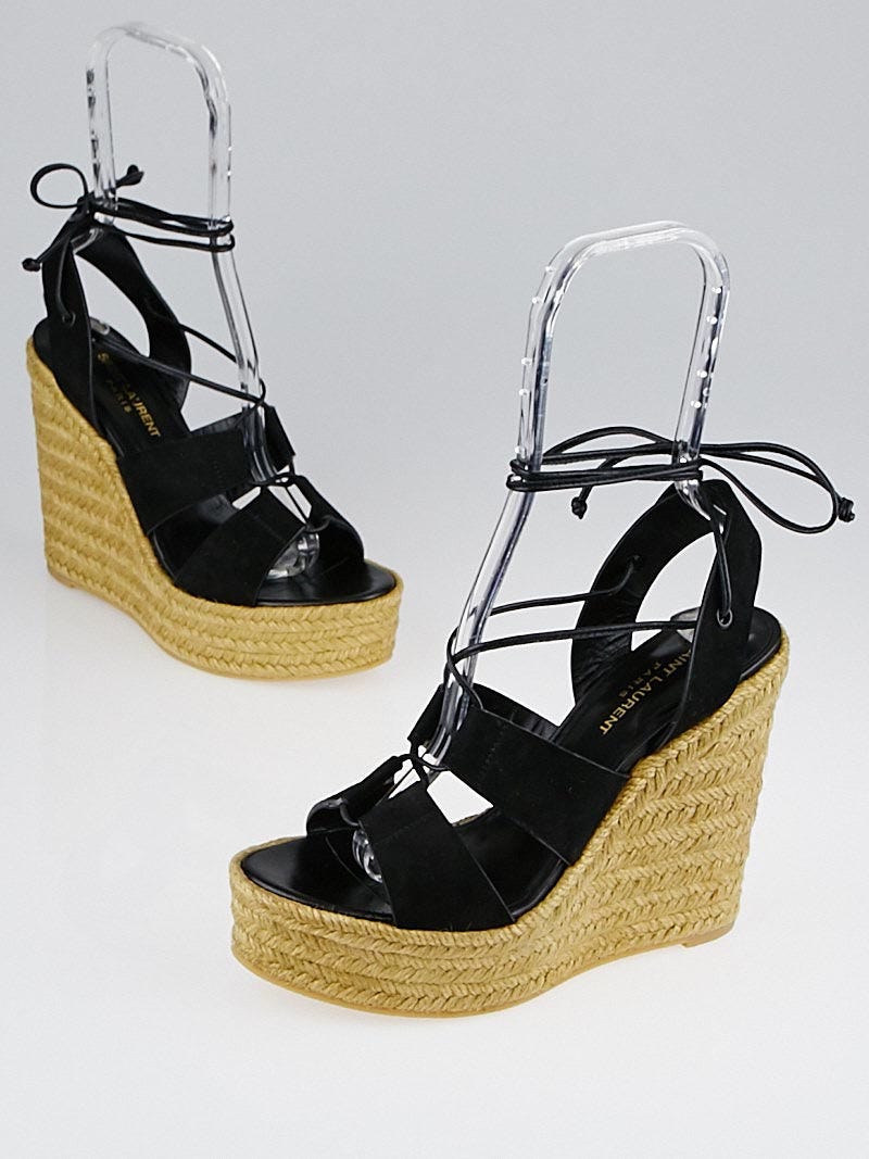 Saint laurent wedges discount sale