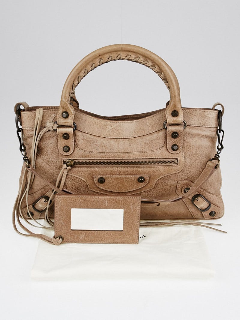 Balenciaga Seigle Lambskin Leather Motorcycle First Bag