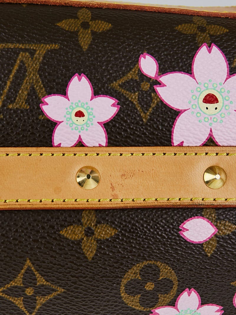 Louis Vuitton Limited Edition Cherry Blossom Mini Monogram Porte
