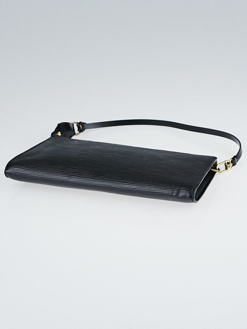 Louis Vuitton Womens Pochette Accessoires Black Epi Leather – Luxe