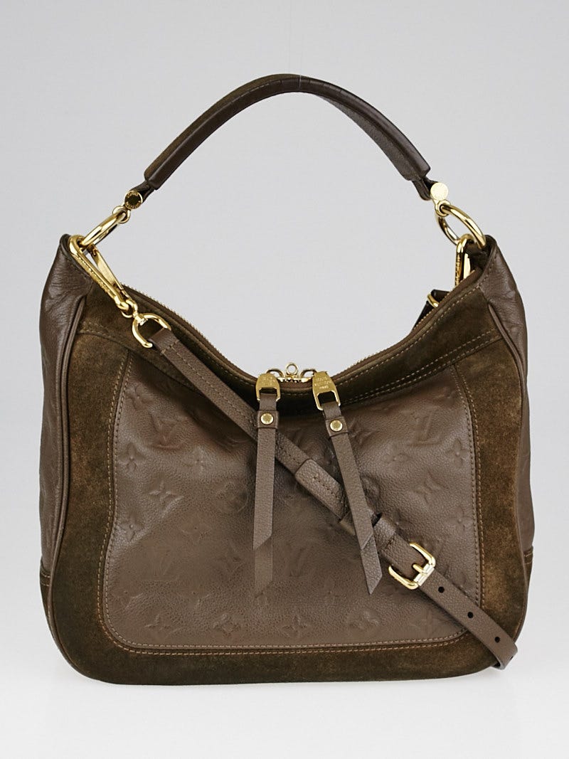 Louis Vuitton - Authenticated Ombre Handbag - Leather Black Plain for Women, Very Good Condition