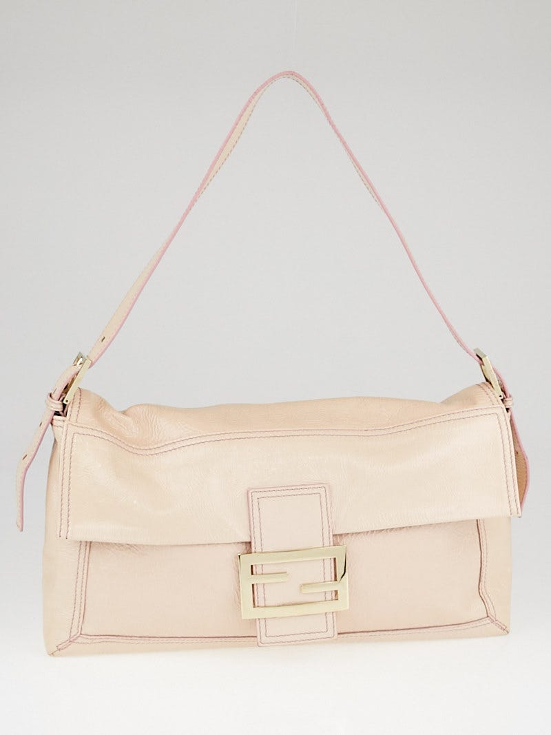 FF Baguette Light Pink Leather Slide main image 1
