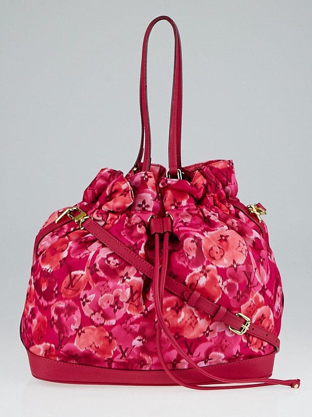 Louis Vuitton Limited Edition Indian Rose Monogram Ikat Floral Nylon Noefull Bag