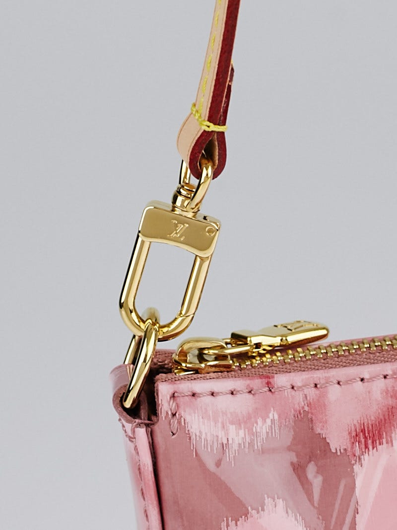 ヴィトン　NEW SOBE VERNIS ROSE VE Louis Vuitton Limited Edition Rose Velours Monogram Vernis