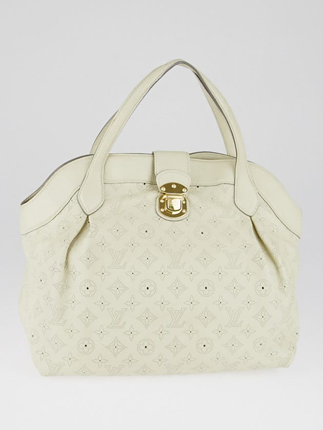 Louis Vuitton Lin Mahina Leather Cirrus MM Bag