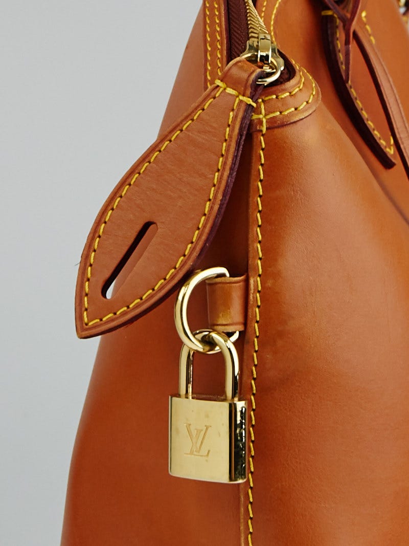 Louis Vuitton Caramel Nomade Leather Vertical Lockit Bag Louis