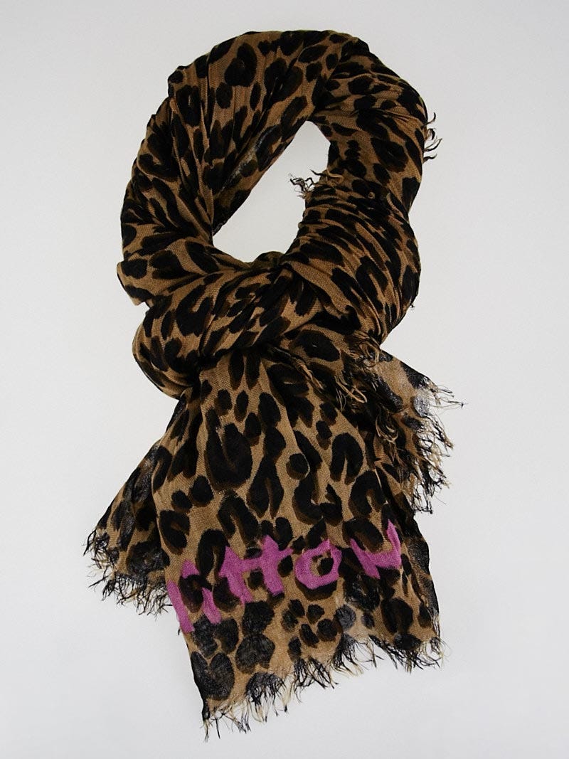 Louis Vuitton Stephen Sprouse Leopard Brown & Purple Print
