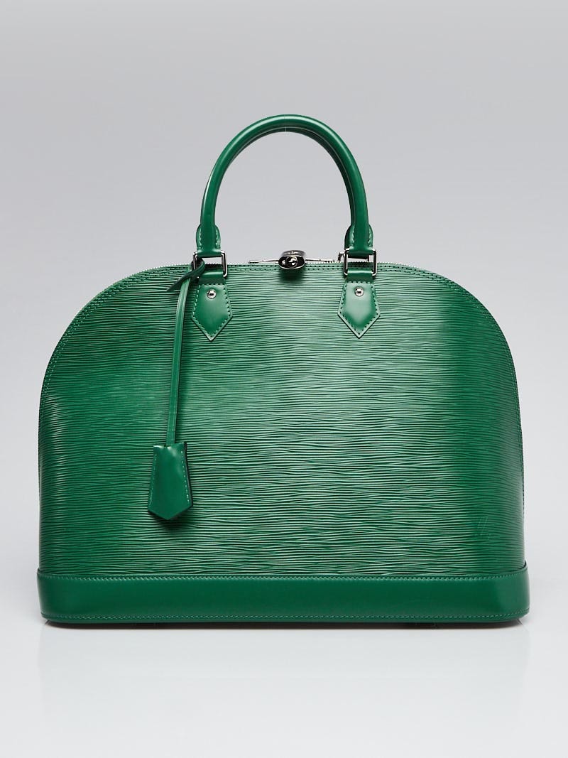 【希少】 LOUIS VUITTON Epi Leather Alma GM Vintage バッグ Louis Vuitton Menthe Epi Leather Alma GM Bag | Yoogi's Closet