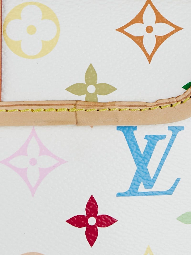 Louis Vuitton White Monogram Multicolore Canvas Bow Tie Bracelet - Yoogi's  Closet
