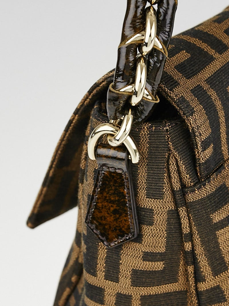 Fendi flap shoulder sale bag
