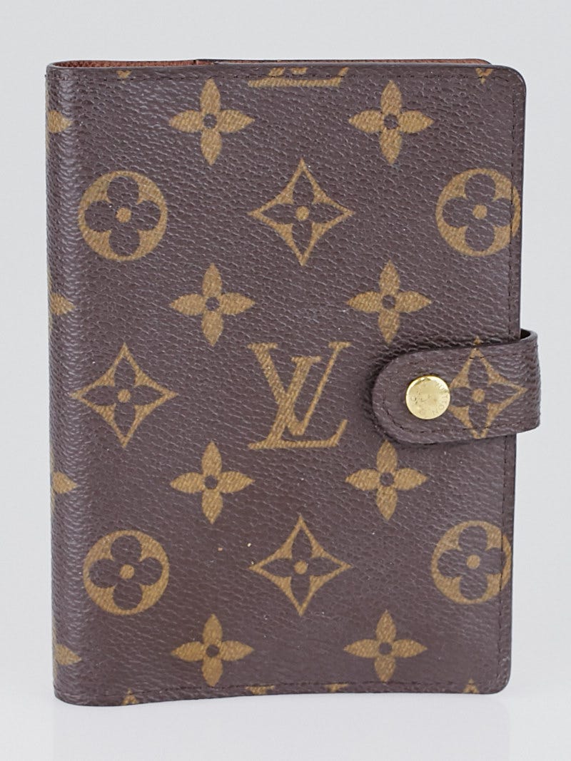 Louis Vuitton Monogram Canvas Small Ring Agenda Cover