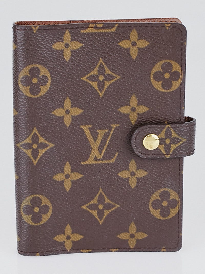 Louis Vuitton Monogram Canvas Small Ring Agenda Cover