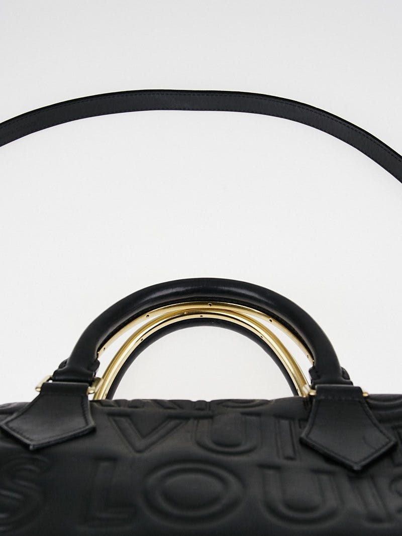 Louis Vuitton Paris Speedy Cube Bag Embossed Leather Mini at 1stDibs