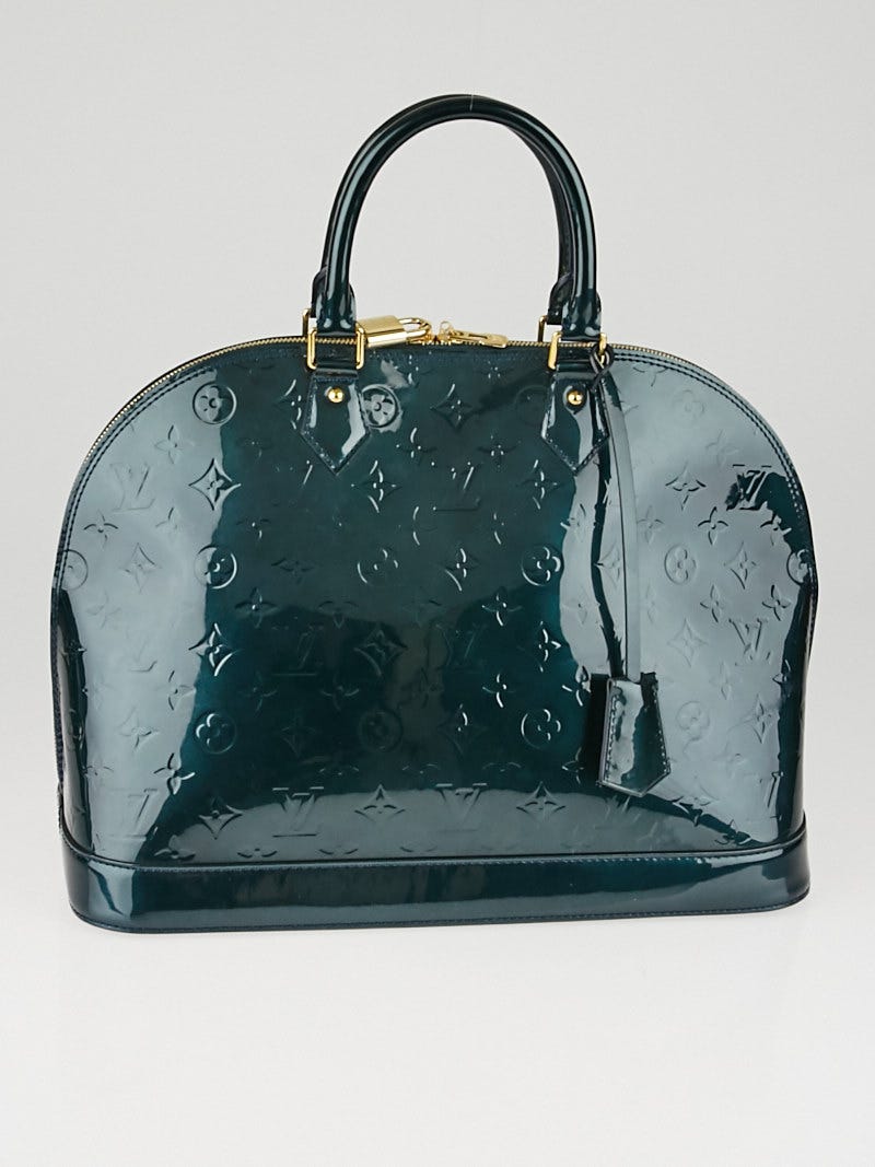 Louis Vuitton Black Monogram Vernis Alma GM Bag – JDEX Styles
