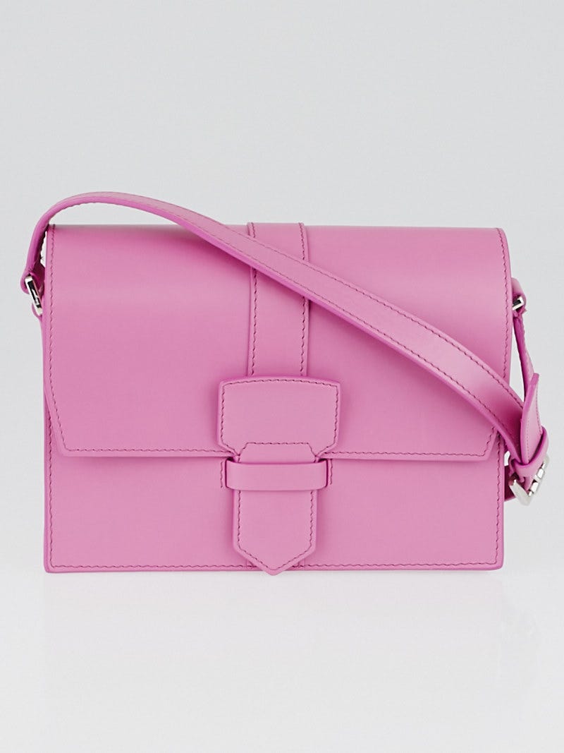 Salvatore Ferragamo Pink Calfskin Leather Altea Box