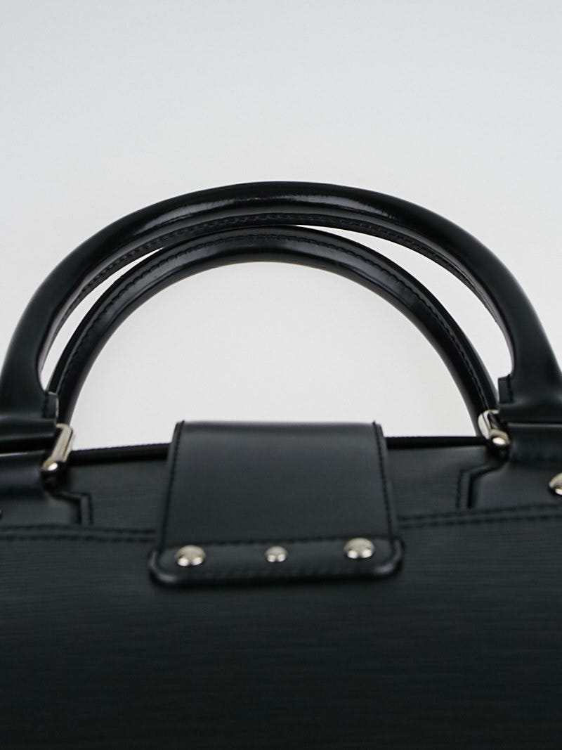 Louis Vuitton Black Epi Leather Montaigne Bowling Bag ○ Labellov