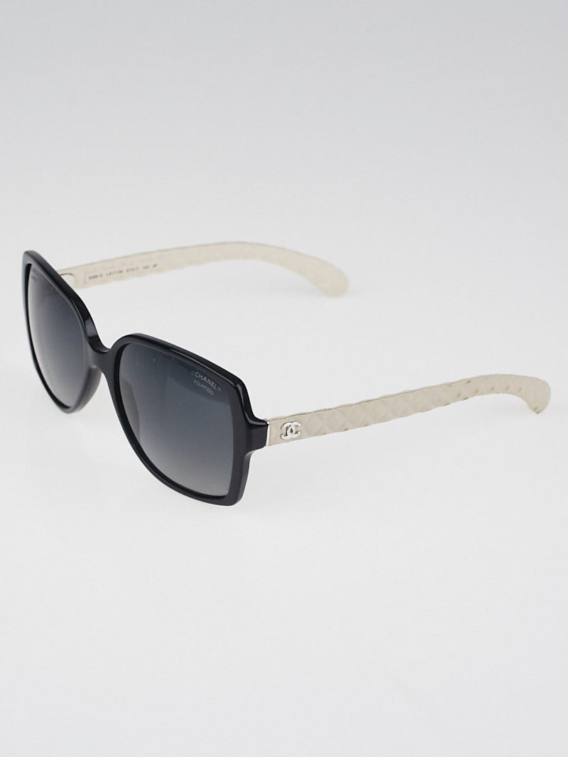 Chanel Black Frame Square Sunglasses 5289Q | Yoogi's Closet