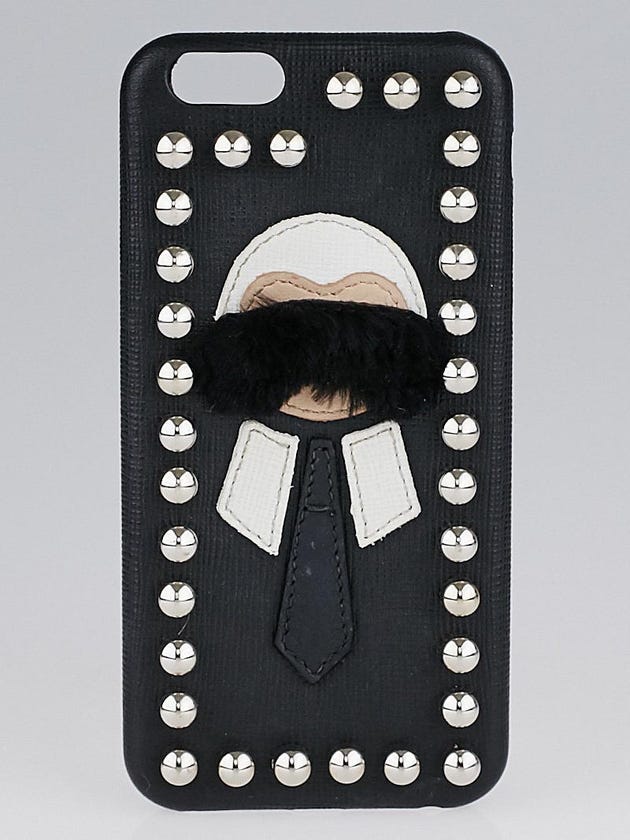 Fendi Mink Fur & Leather Karlito iPhone 6/ 6s Case