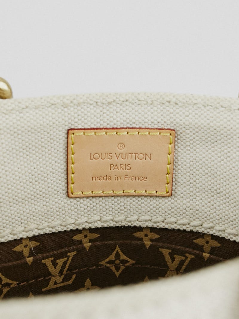 Louis Vuitton Limited Edition Yellow Toile Globe Shopper Cabas PM