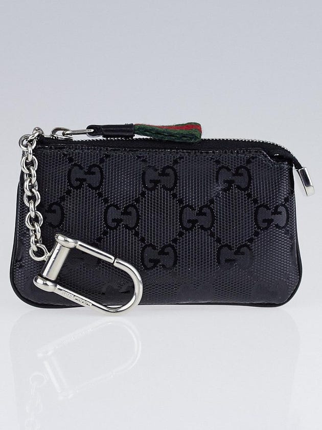 Gucci Black Imprime Key and Change Holder