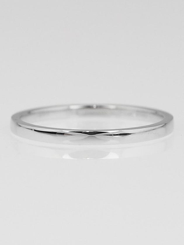 Tiffany & Co. Platinum Novo Band Ring Size 10.5