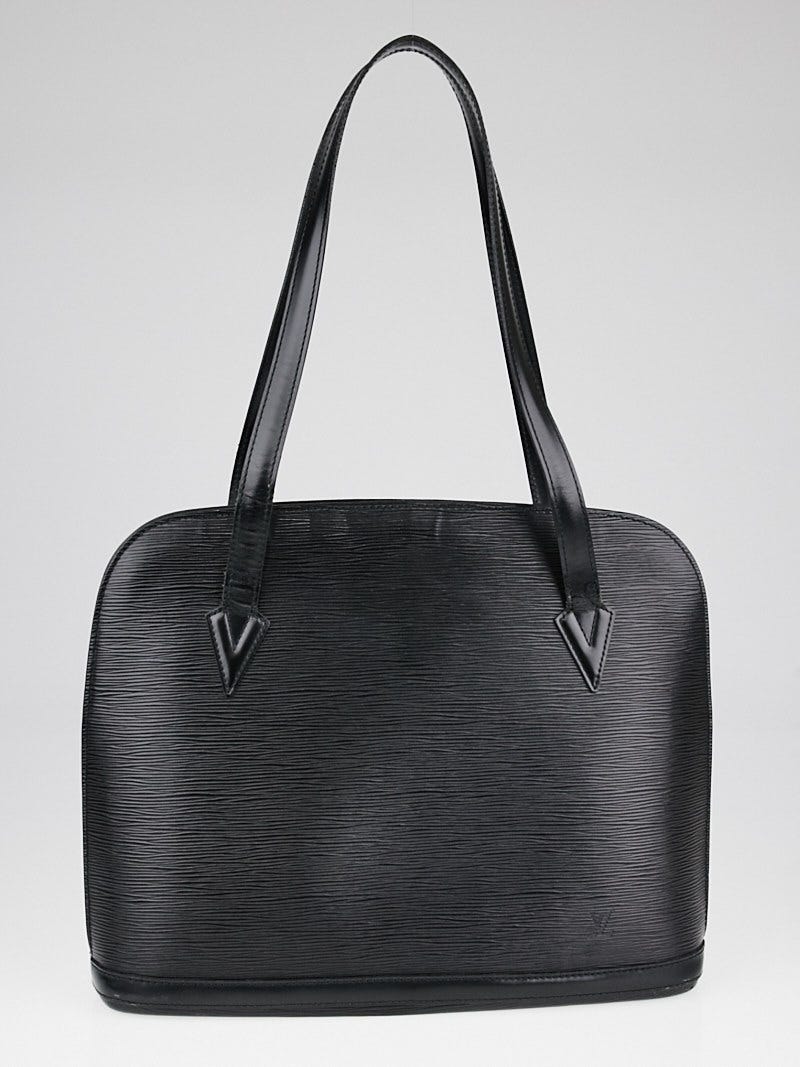Louis Vuitton Black Epi Leather Lussac Tote Bag - Yoogi's Closet