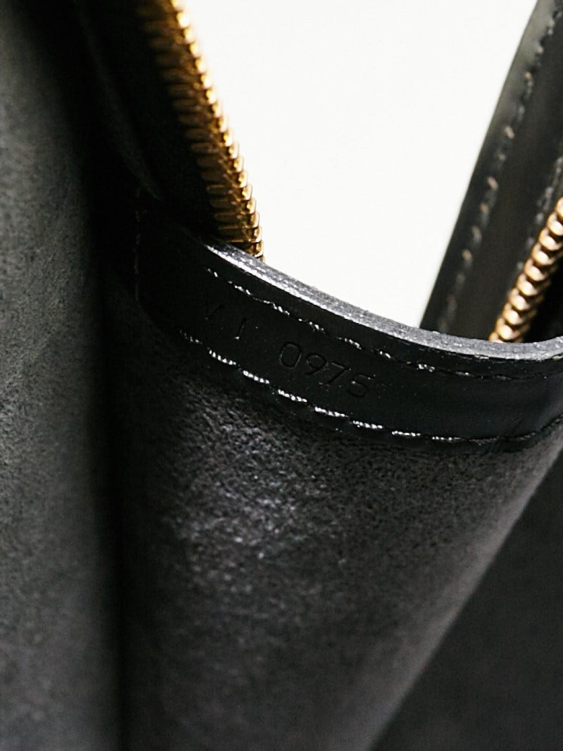 Louis Vuitton Lussac tote black épi leather shoulder bag