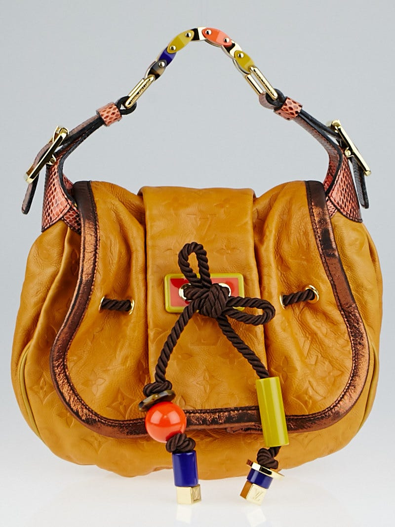 Louis Vuitton Monogram Epices Kalahari PM Yellow Shoulder Bag