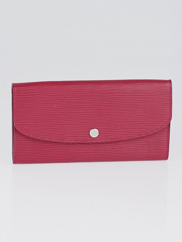 Louis Vuitton Fuchsia Epi Leather Emilie Wallet
