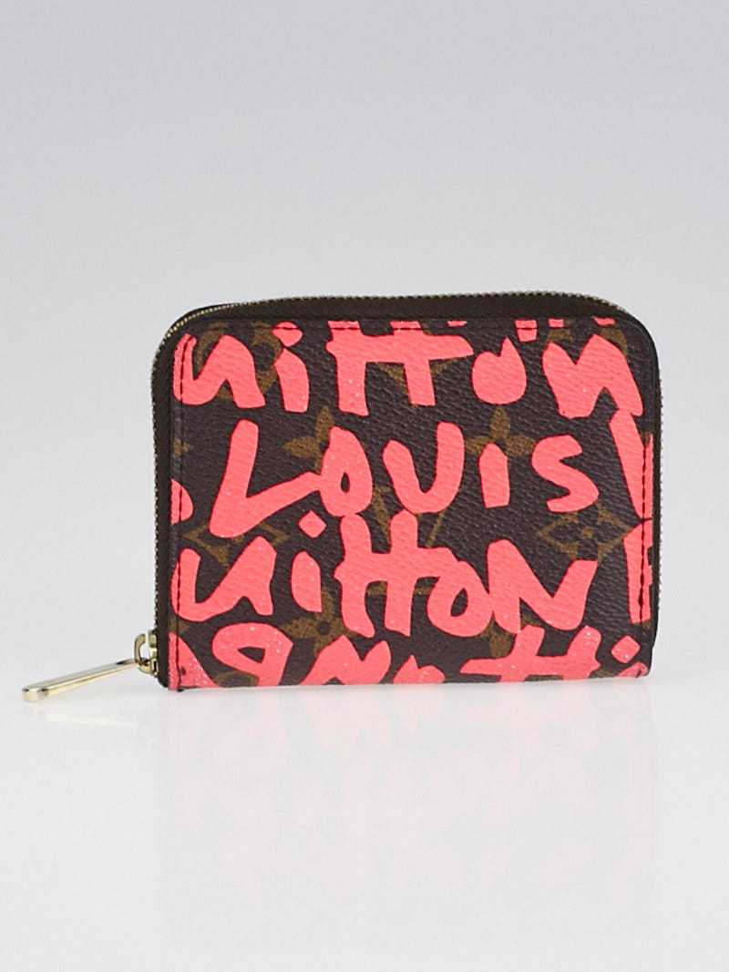Stephen Sprouse x Louis Vuitton Pink Graffiti Zippy Coin Purse