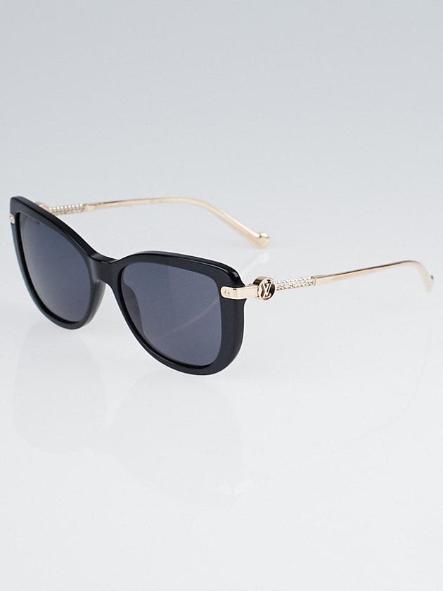 Louis Vuitton Black Acetate Frame Shiny Charlotte Sunglasses - Z0875w