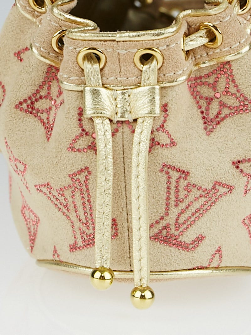 2004 Louis Vuitton Rare Rose Monogram Theda PM Swarovski Strass Handbag