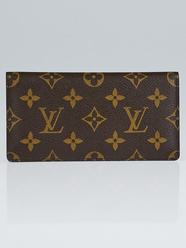 Louis Vuitton Monogram Canvas Simple Checkbook Holder