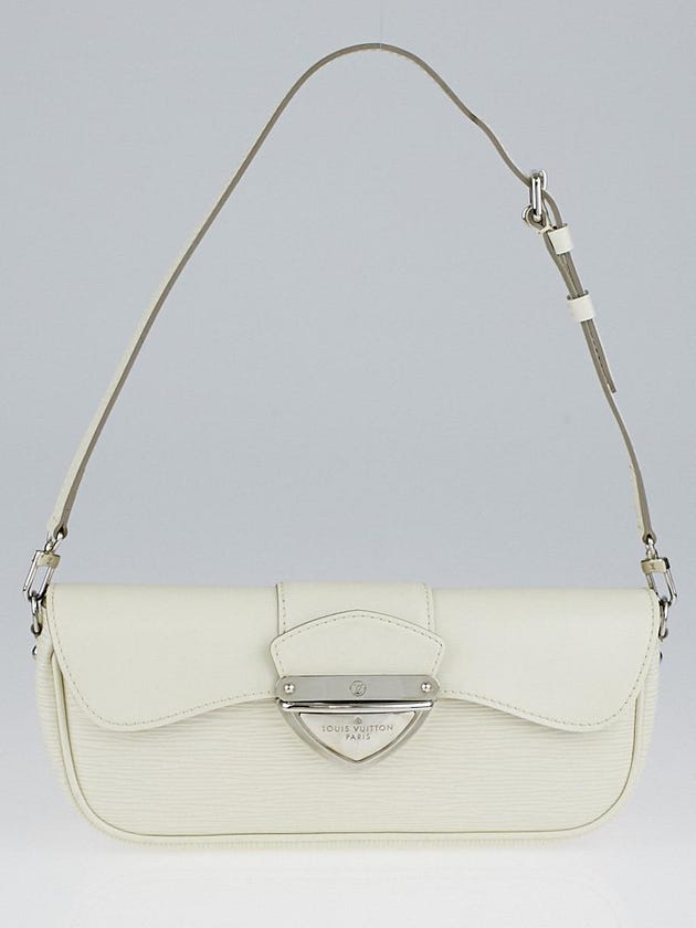 Louis Vuitton Ivorie Epi Leather Montaigne Clutch Bag