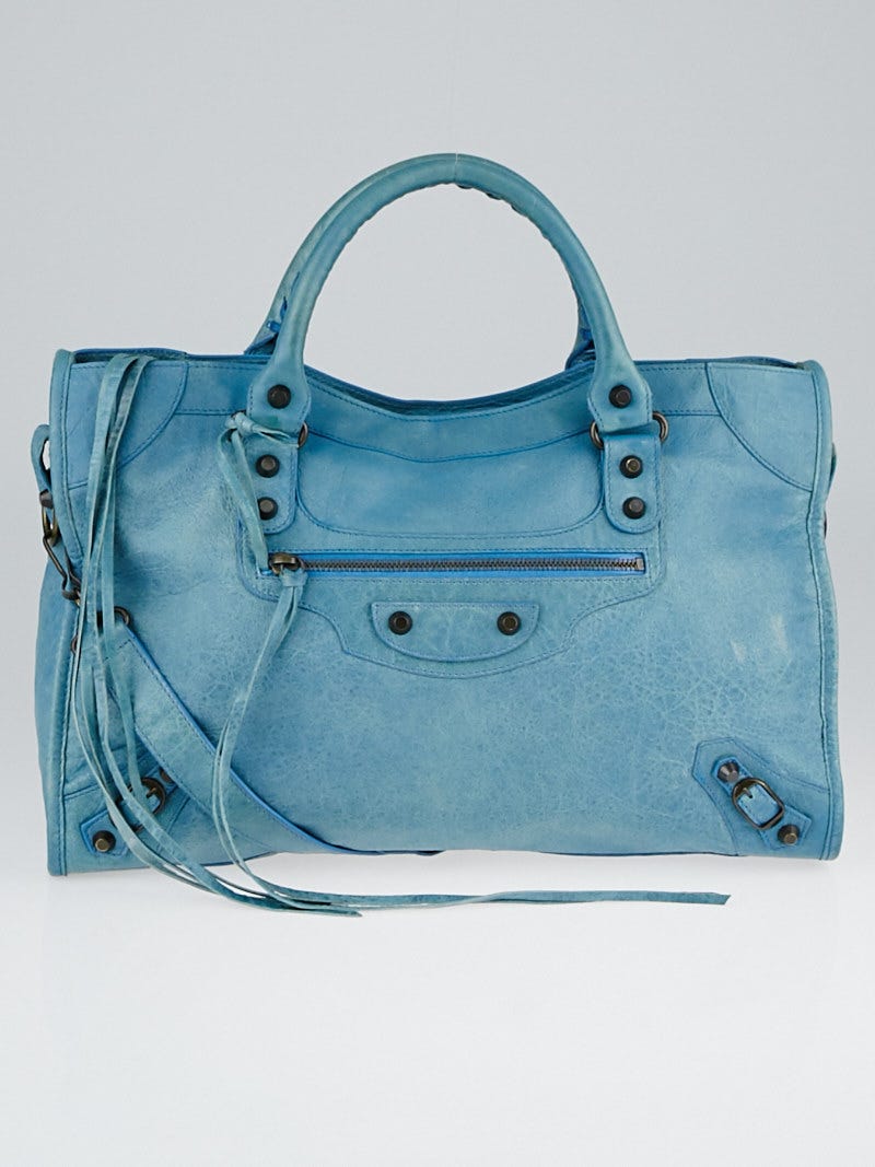 BALENCIAGA Classic City Bag 431621 Sky - メルカリ BALENCIAGA 