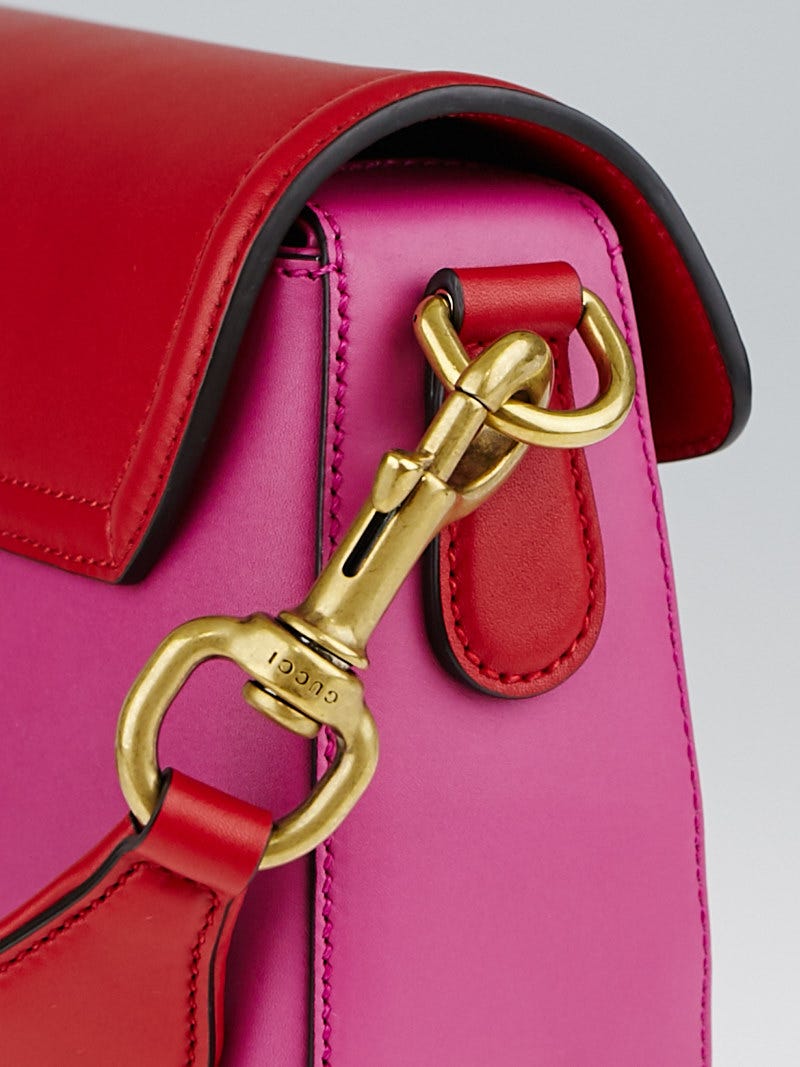 Pink leather gucci suit top