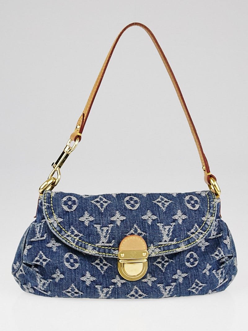 Louis Vuitton Monogram Denim Mini Pleaty - Blue Mini Bags