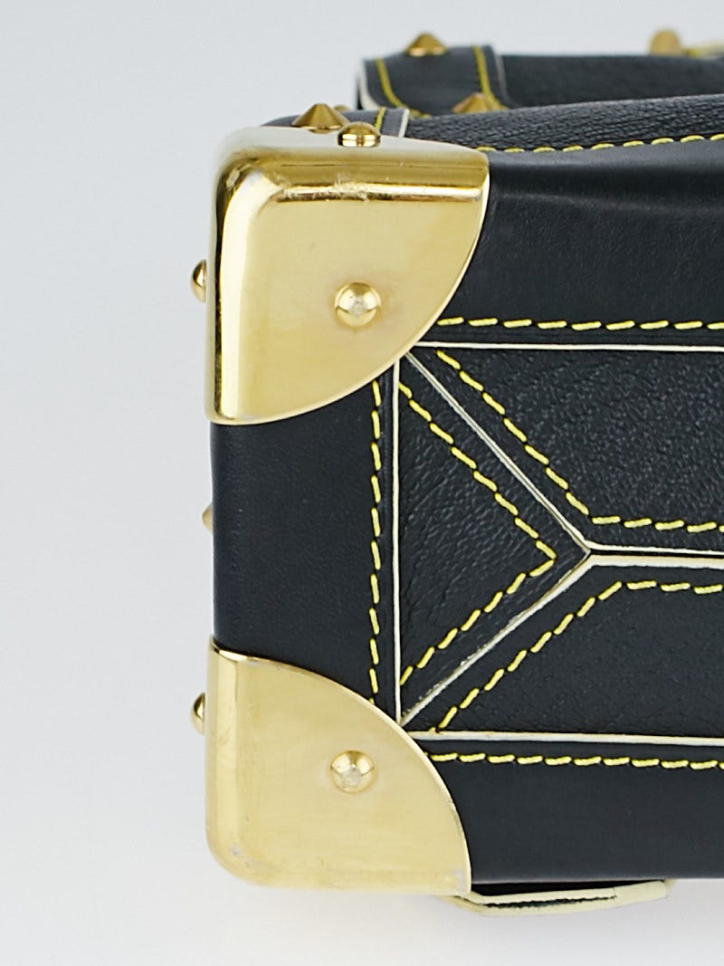 Louis Vuitton M91820 Black Suhali Goat Leather Le Talentueux Shoulder Bag  (LM0023)