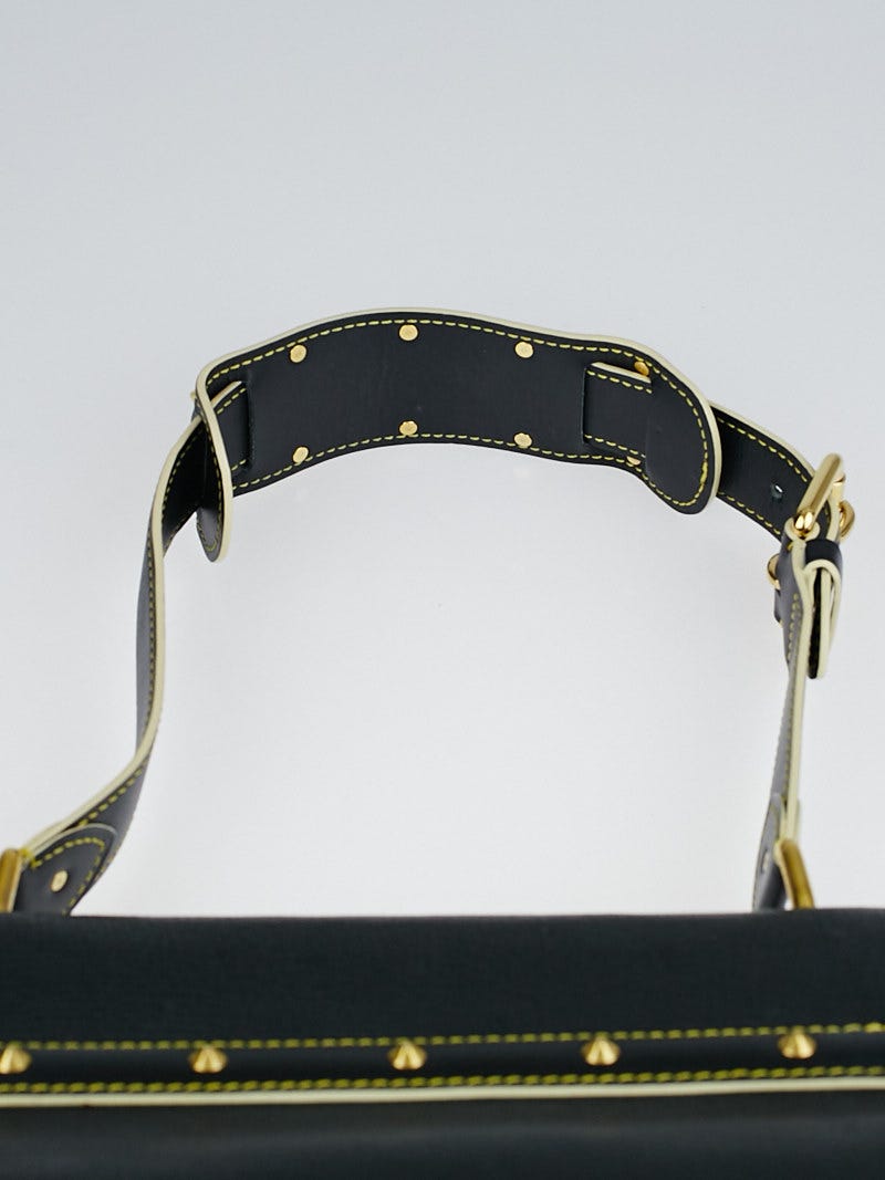 Louis Vuitton Suhali Le Fabuleux Blue Shoulder Hand Bag Gold