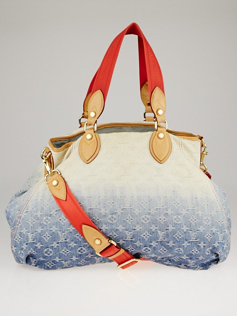 Louis Vuitton Limited Edition Blue Denim Monogram Denim Sunshine Bag -  Yoogi's Closet
