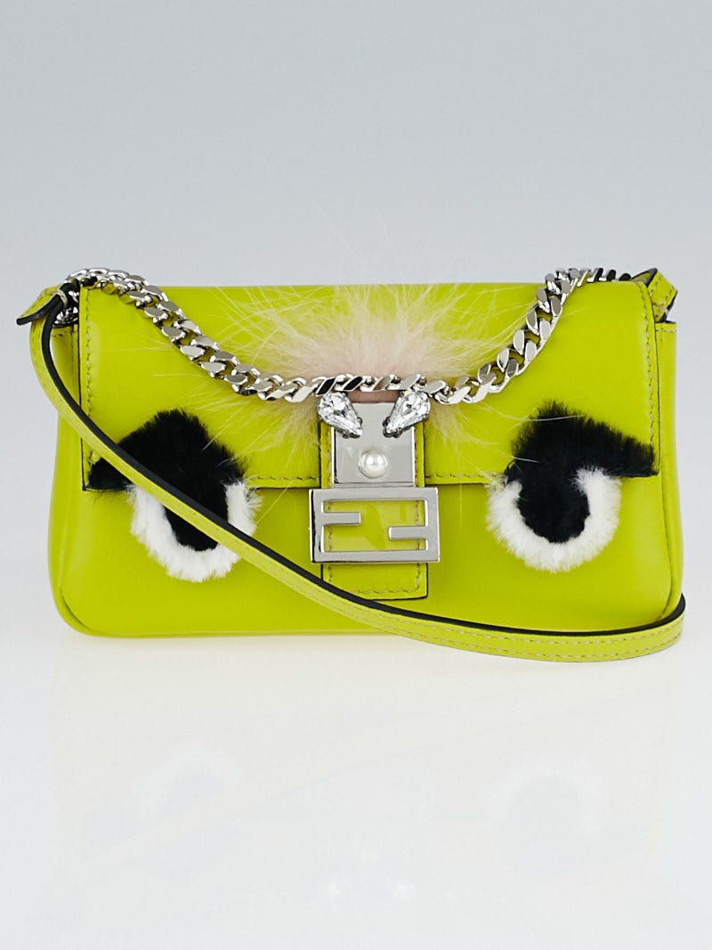 Fendi micro discount monster baguette