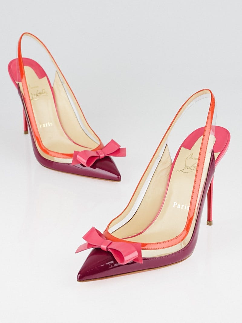 Purple pumps top size 9