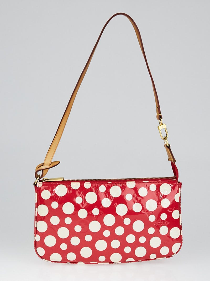 Louis Vuitton Limited Edition Yayoi Kusama Red Monogram Vernis Dots  Infinity Accessories Pochette Bag - Yoogi's Closet