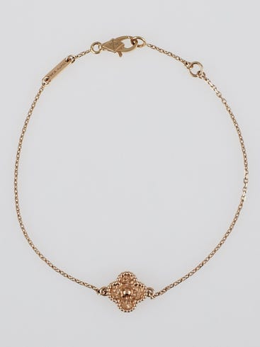 Rose Gold Bracelet Van Cleef And Arpels Sweet Alhambra Bracelet
