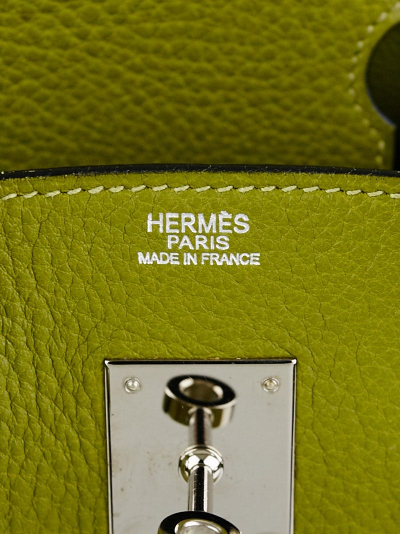 Hermès Birkin 30 Vert Vertigo / Vert Fonce Clemence Palladium