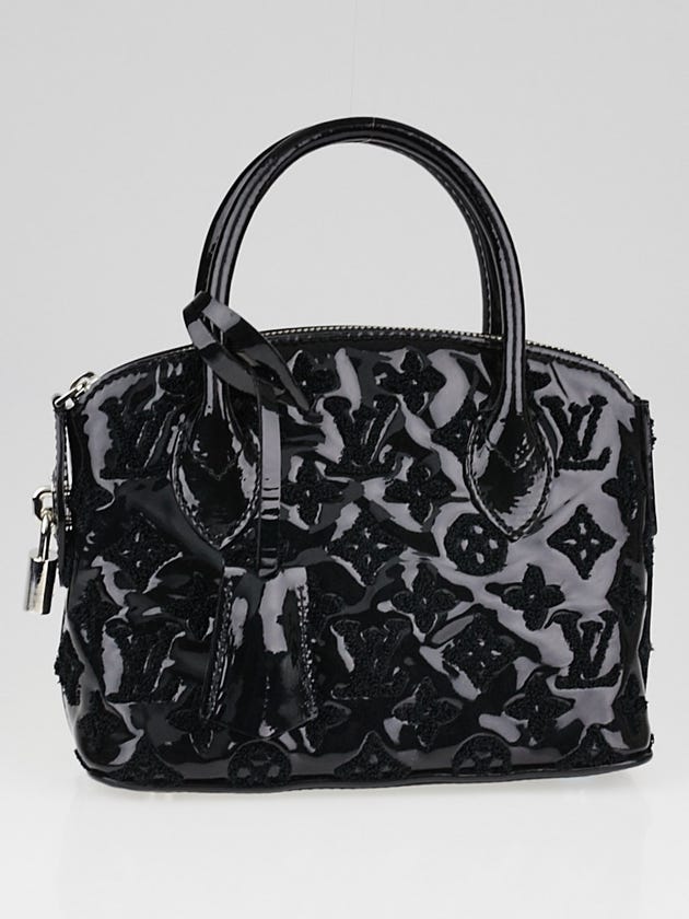 Louis Vuitton Limited Edition Black Monogram Fascination Lockit BB Bag
