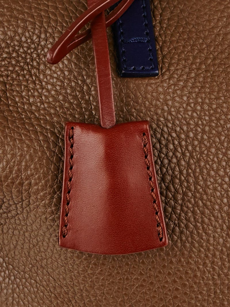 人気激安 Fendi Beige/Blueberry/Aubergine Tote Colorblock 2Bag Leather その他