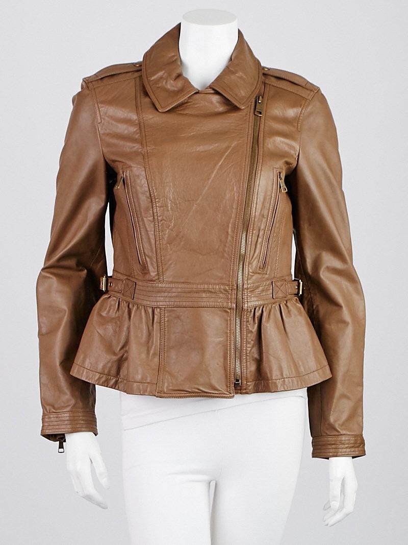Burberry peplum jacket discount
