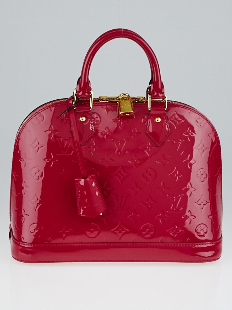 Louis Vuitton Indian Rose Monogram Vernis Alma PM Bag - Yoogi's Closet